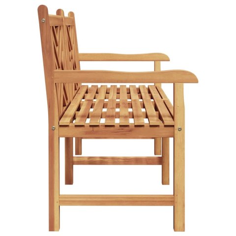 ŁAWKA OGRODOWA BRĄZOWY 150X60X90CM LITE DREWNO TEKOWE