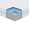 MATERAC BIAŁY 90X200CM PIANKA