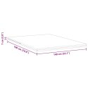 VidaXL Podkład Matratowy Biały 140 x 190 cm Żelowa pianka pamięciowa