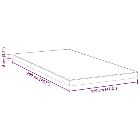 PODKŁADY NA MATERAC BIAŁO-NIEBIESKI 120X200CM