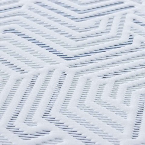 PODKŁADY NA MATERAC BIAŁO-NIEBIESKI 180X200CM