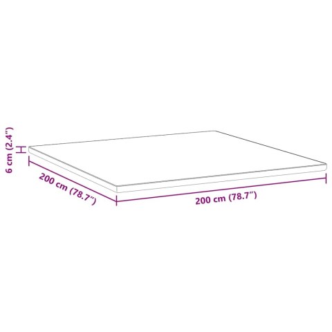 PODKŁADY NA MATERAC BIAŁO-NIEBIESKI 200X200CM