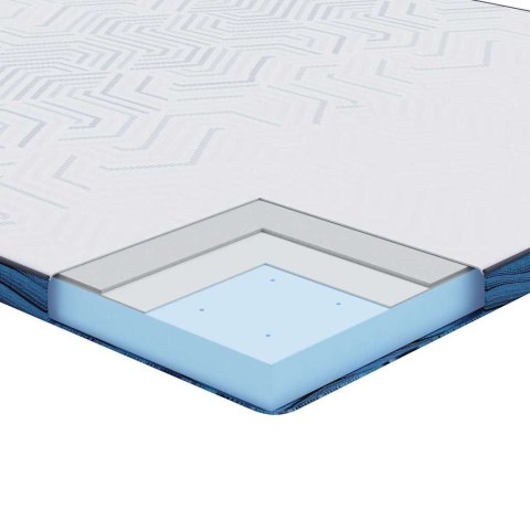 VidaXL Podkłady na materac biało-niebieski 70 x 200 cm