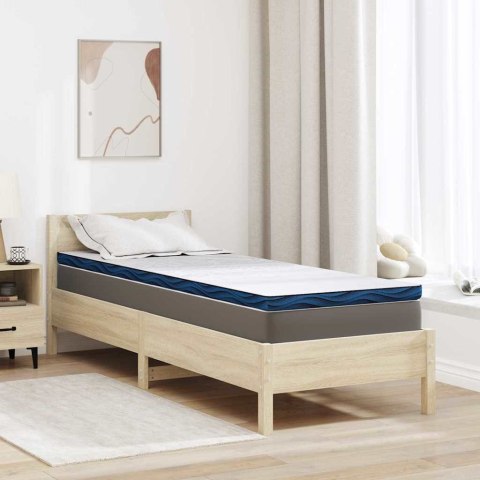 TOPPER NAKŁADKA MATERAC MEMORY FOAM ŻAKARD BIAŁA 80X200X6CM WYGODNA JAKOŚĆ