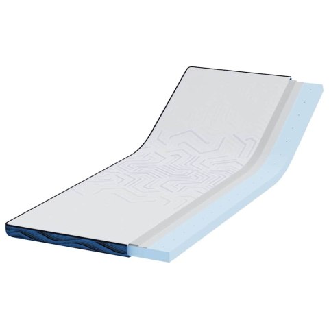 TOPPER NAKŁADKA MATERAC MEMORY FOAM ŻAKARD BIAŁA 80X200X6CM WYGODNA JAKOŚĆ