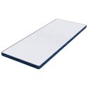 TOPPER NAKŁADKA MATERAC MEMORY FOAM ŻAKARD BIAŁA 80X200X6CM WYGODNA JAKOŚĆ