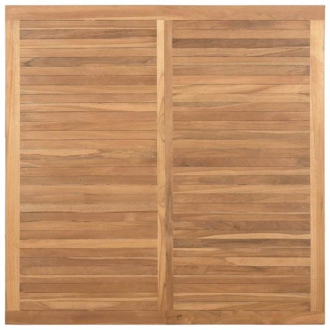 STOLIK KAWOWY BRĄZOWY 110X110X45CM LITE DREWNO TEKOWE