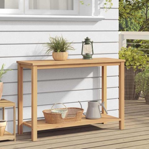 STOLIK KAWOWY BRĄZOWY 110X40X45CM LITE DREWNO TEKOWE