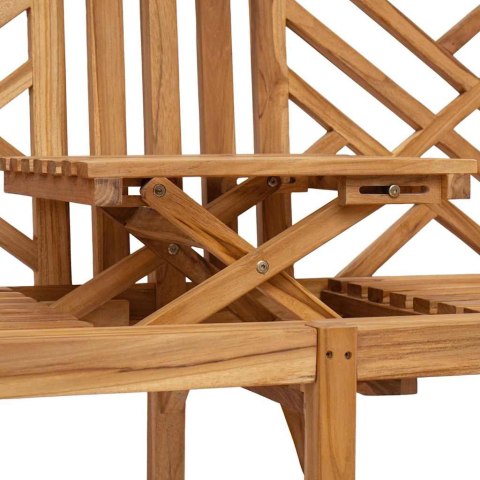 ŁAWKA INNY BRĄZOWY 150X60X90CM LITE DREWNO TEKOWE