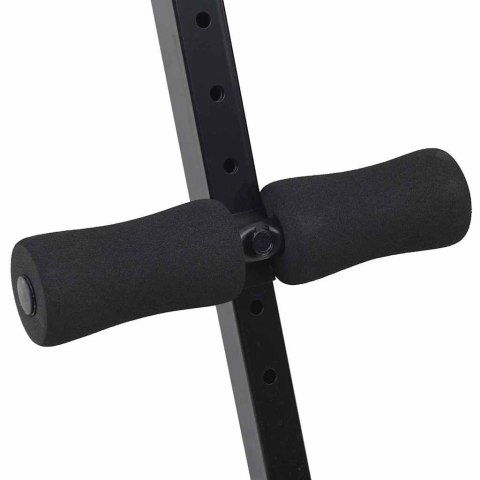 ŁAWKA DO BRZUSZKÓW CZARNY 124X33.5X55CM