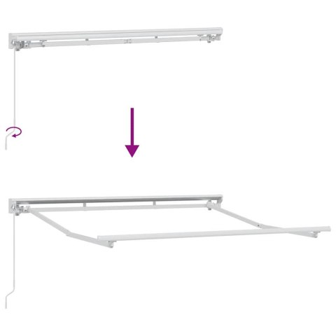 RAMA MARKIZY BIAŁY 2.5X2M