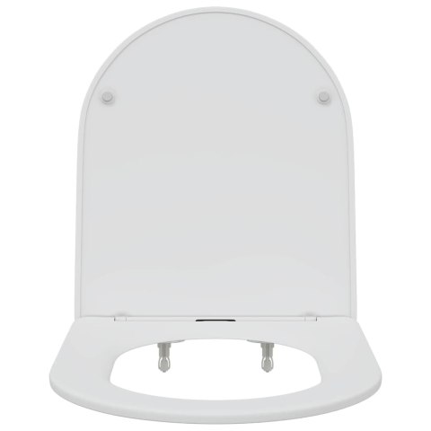 DESKA SEDESOWA WOLNOOPADAJĄCA DUROPLAST BIAŁA SZYBKI DEMONTAŻ UNIWERSALNA