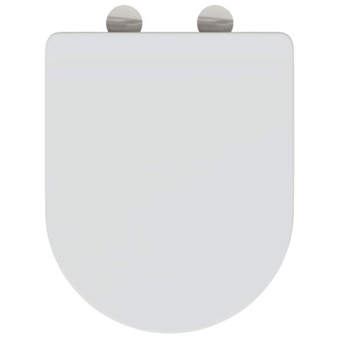 DESKA SEDESOWA WOLNOOPADAJĄCA DUROPLAST BIAŁA SZYBKI DEMONTAŻ UNIWERSALNA