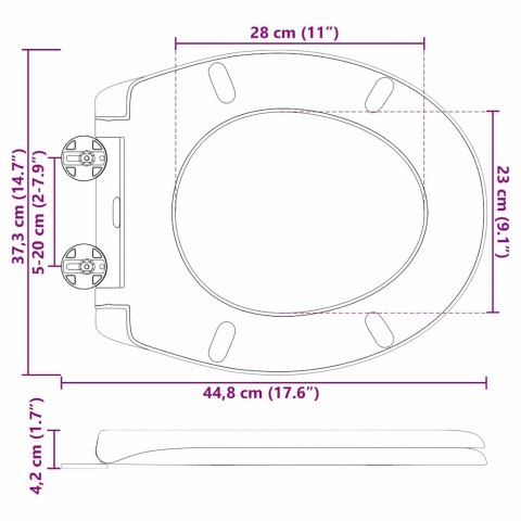 SEDES Z SZYBKIM DEMONTAŻEM BIAŁY 44.8X37.3X4.2CM DUROPLAST