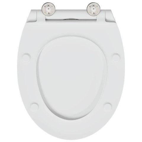 TOALETA Z SZYBKIM UWOLNIENIEM ODPOWIEDNIA DLA SIEDZISKA BIAŁY