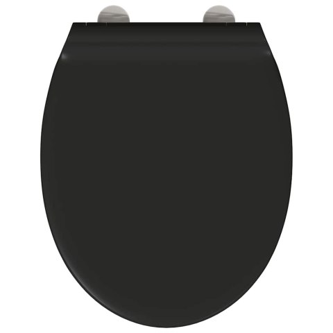 TOALETA Z SZYBKIM UWOLNIENIEM ODPOWIEDNIA DLA SIEDZISKA CZARNY