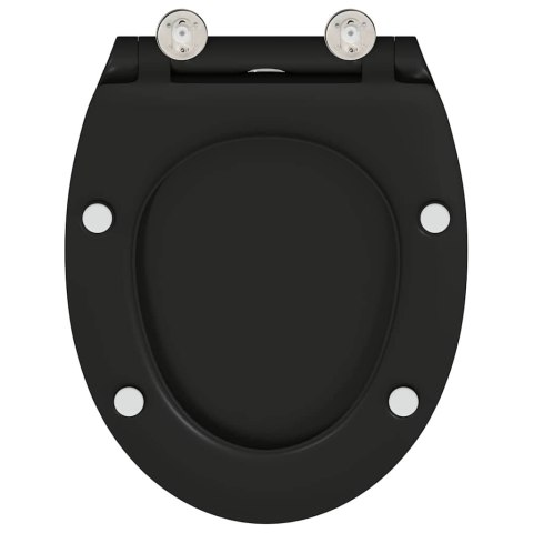 TOALETA Z SZYBKIM UWOLNIENIEM ODPOWIEDNIA DLA SIEDZISKA CZARNY