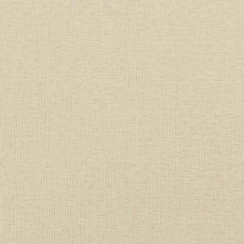 VidaXL Sofa łóżko jednoosobowe Kremowy 90 x 165 x 87 cm tkanina