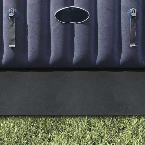 VidaXL Podkładka pod Basen Czarny 396 x 396 x 0,1 cm