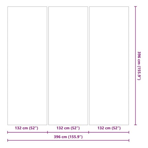 VidaXL Podkładka pod Basen Czarny 396 x 396 x 0,1 cm