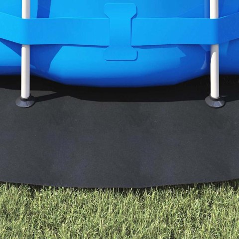 PODKŁADKA POD BASEN CZARNY Ø 366CM GEOWŁÓKNINA POLIESTROWA