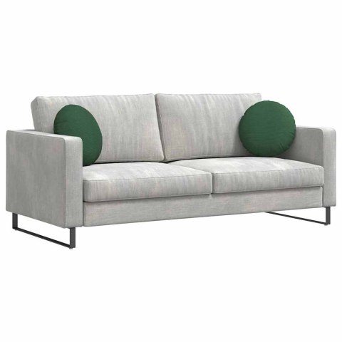 PODUSZKI NA SIEDZISKA 2 SZT. CIEMNA ZIELEŃ Ø 40CM