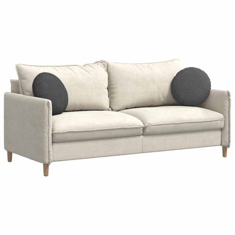 PODUSZKI NA SIEDZISKA 2 SZT. CIEMNOSZARY Ø 40CM