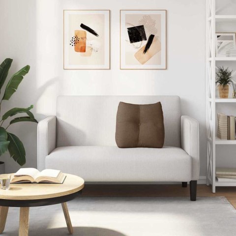 VidaXL Poduszka na plecy Brązowy 45 x 24 x 50 cm tkanina