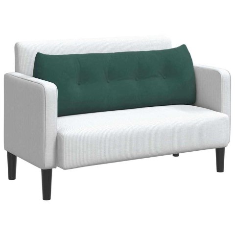 PODUSZKA NA PLECY CIEMNA ZIELEŃ 140X24X50CM AKSAMIT