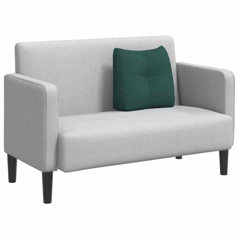 VidaXL Poduszka na plecy Ciemna zieleń 45 x 24 x 50 cm tkanina