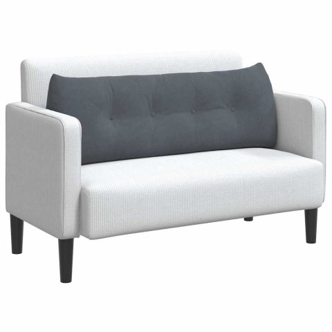 PODUSZKA NA PLECY CIEMNOSZARY 140X24X50CM AKSAMIT