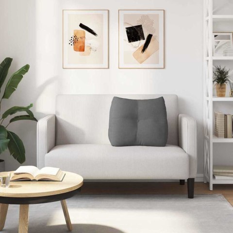 PODUSZKA NA PLECY CIEMNOSZARY 60X24X50CM TKANINA