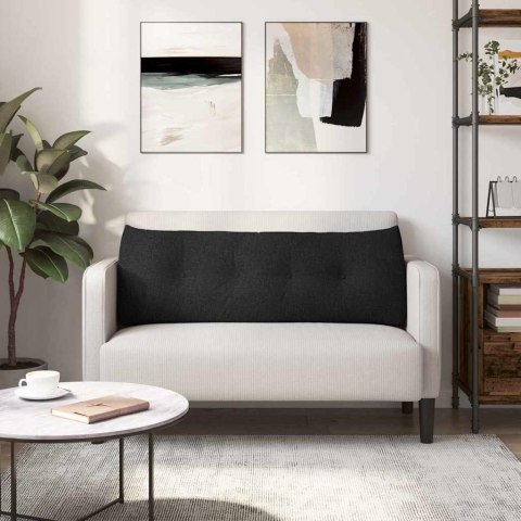 PODUSZKA NA PLECY CZARNY 140X24X50CM TKANINA