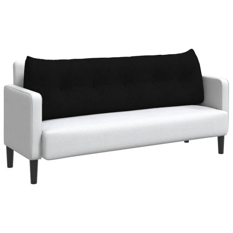 PODUSZKA NA PLECY CZARNY 160X24X50CM TKANINA