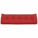 VidaXL Poduszka na plecy Czerwony 160 x 24 x 50 cm tkanina