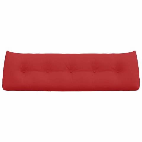 VidaXL Poduszka na plecy Czerwony 160 x 24 x 50 cm tkanina