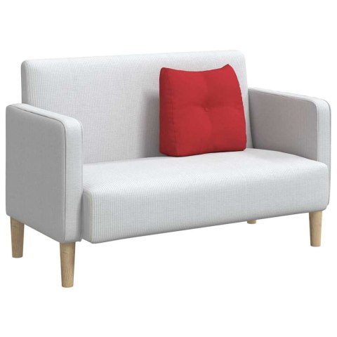 VidaXL Poduszka na plecy Czerwony 45 x 24 x 50 cm tkanina