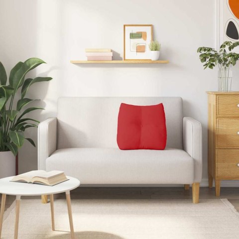 VidaXL Poduszka na plecy Czerwony 45 x 24 x 50 cm tkanina