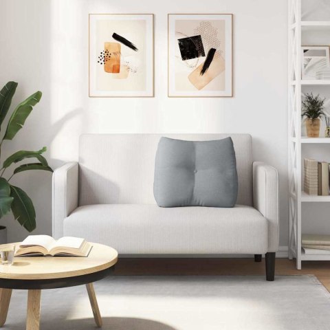 PODUSZKA NA PLECY JASNOSZARY 60X24X50CM TKANINA