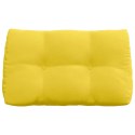 VidaXL Poduszka na plecy Jasnożółty 80 x 24 x 50 cm tkanina