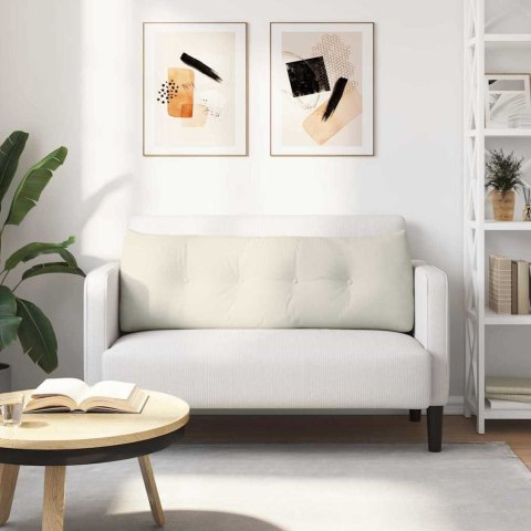 PODUSZKA NA PLECY KREMOWY 140X24X50CM AKSAMIT