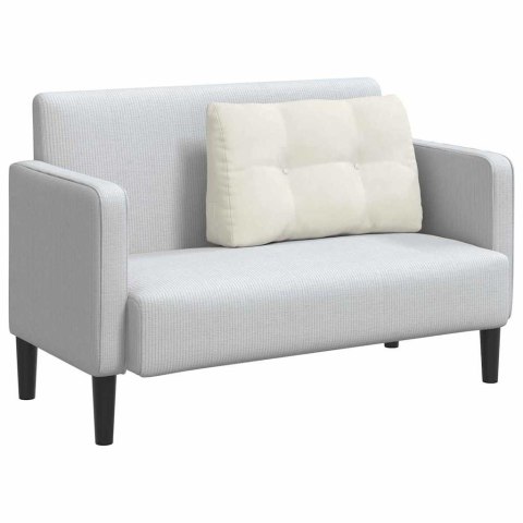 VidaXL Poduszka na plecy Kremowy 80 x 24 x 50 cm Aksamit