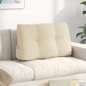 VidaXL Poduszka na plecy Kremowy 80 x 24 x 50 cm tkanina