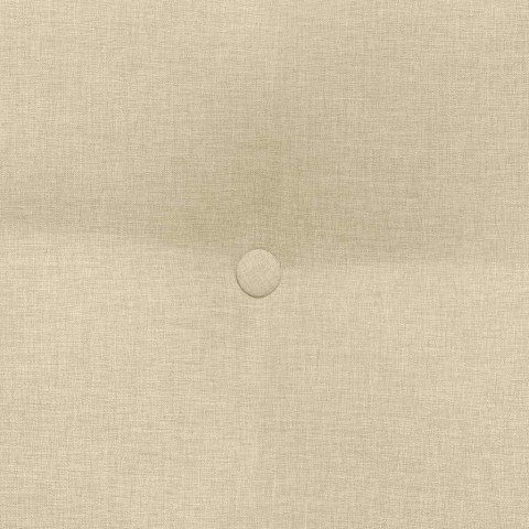 VidaXL Poduszka na plecy Kremowy 80 x 24 x 50 cm tkanina