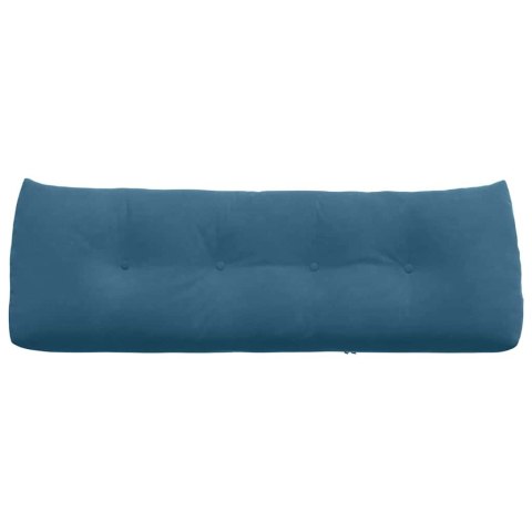 PODUSZKA NA PLECY NIEBIESKI 140X24X50CM AKSAMIT