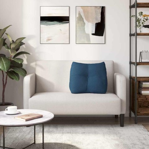 VidaXL Poduszka na plecy Niebieski 60 x 24 x 50 cm tkanina