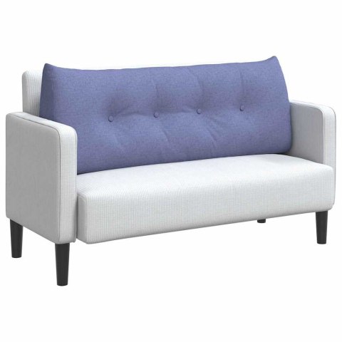 VidaXL Poduszka na plecy Niebieski dżins 120 x 24 x 50 cm tkanina