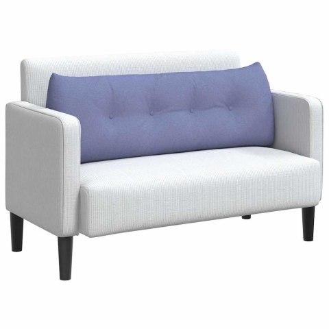 VidaXL Poduszka na plecy Niebieski dżins 140 x 24 x 50 cm tkanina