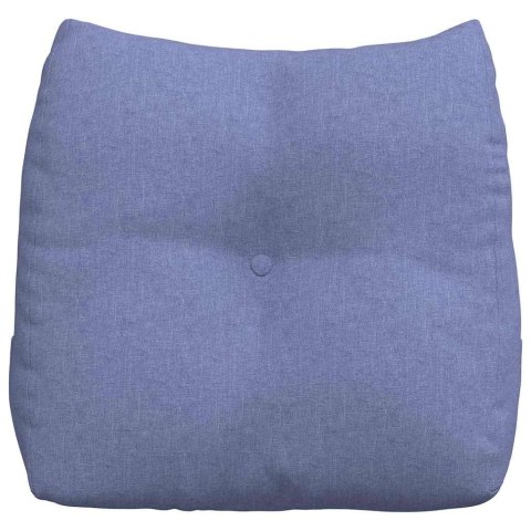 PODUSZKA NA PLECY NIEBIESKI DŻINS 45X24X50CM TKANINA