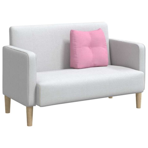 VidaXL Poduszka na plecy Różowy 45 x 24 x 50 cm tkanina